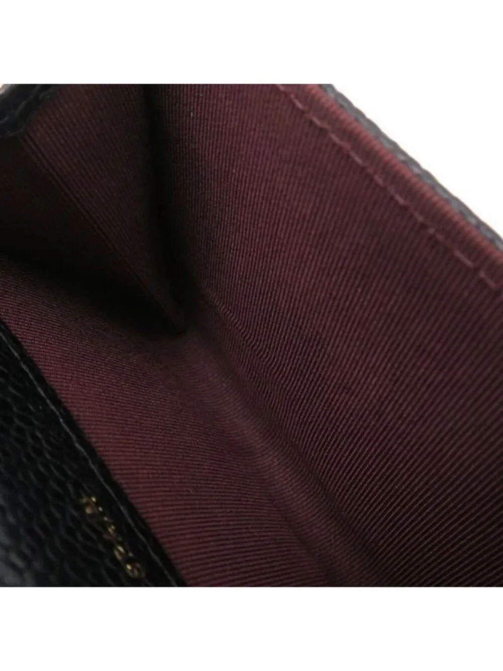 Chanel Quilted Caviar Card Case